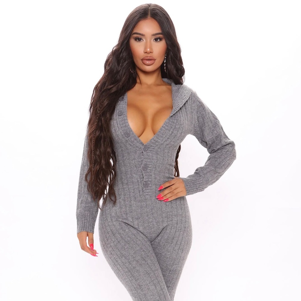 Hooded Jumpsuit with ears